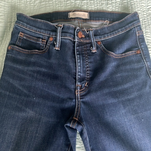 MADEWELL  9” Hi Rise skinny blue jeans. NEW - Picture 7 of 8
